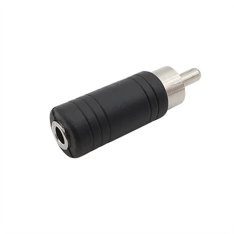 RCA Male to 3.5 mm Female Mono Audio Plug Jack Adapter (M45) Converter Connector