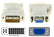 DVI-I male 24+5 Pin to VGA 15 Pin female Video Adapter M19 AV Adapters