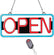 54x25cm LED Open Sign Remote Controlled W/ 12V Adapter & Chain Ready-Made LED Signs