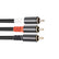 Evertech RCA Male to Dual RCA Male Audio Cable 2-5m AV Cables