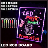 LED Writing Board Neon Sign Ready-Made LED Signs