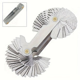 Stainless Steel Thread Gauge Set 52 In 1 Metric & Imperial Sizing Portable DIY & Home Tools