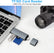 6 in 1 SD Card & USB Flash Drive Reader PC Accessories