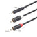 3.5mm AUX Female To 2 RCA Male Aux Auxiliary Stereo Audio AV Adapters