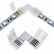 10mm 4 Pin L Shape 90° Corner Adaptor For RGB LED Strip