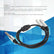 6.35mm Mono TS Guitar Signal Audio Y Splitter Cable 1/4 Mono Male to Dual Female AV Adapters