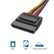 16cm 4 Pin Molex Male to SATA Female Power Cable PC Accessories