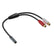 3.5mm AUX Female To 2 RCA Male Aux Auxiliary Stereo Audio AV Adapters
