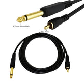 1m RCA Male to 6.35mm 1/4 Mono Male AV Cables