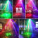 5 Eyes 3 in 1 RGB DMX Strobe Animation LED Stage Lighting LE25RG Party Effects