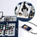 EVERTECH 3.5mm to 6.35mm Stereo 6.5mm 1/4 inch Amplifier Guitar Fabric AV Cables
