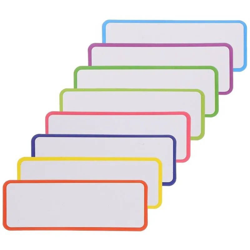 Magnetic Dry Erase Labels Reusable Name Tags for Fridge Shelves Wareh ...
