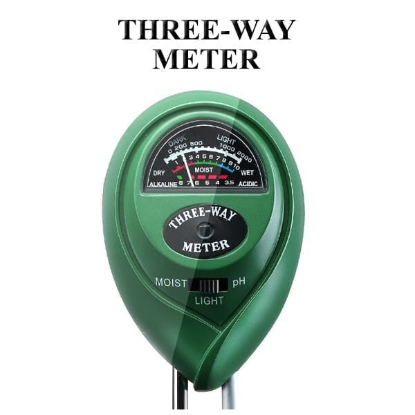 3 Way Soil pH Meter Moisture Light Tester Gardening DIY & Home Tools
