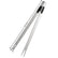 2-in-1 BBQ Grilling and stainless-steel Fork tongs Home Essentials