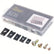 170Pcs U-Clip & Screw Assortment Kit 5 Size U-Style Clip-On Nut with Mounting DIY & Home Tools