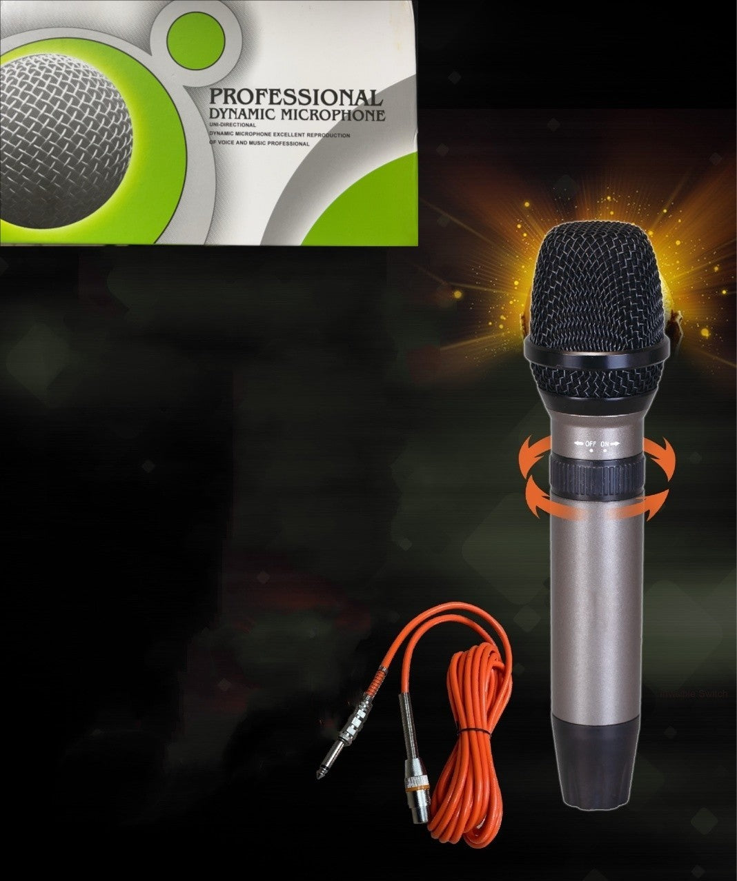 Professional Wired Dynamic microphone for Karaoke Party Wedding Church 6.35mm