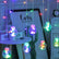 Solar Moon and Stars Party LED Curtain lights w/ Remote Outdoor Gear