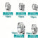 50Pcs Stainless Steel Hose Clamps Clips Kit DIY & Home Tools