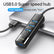 Jasoz 4 Port USB 3.0 Hub PC Accessories