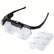 USB Rechargeable 1.5-4.5X Magnification Head-Mounted Magnifying Glass W/ LED DIY & Home Tools