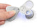 Magnifying Glass LED Double 30X 60X Jewelers Eye Loupe QS162 DIY & Home Tools