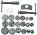 22Pcs Brake Caliper Wind Back Compressor Kit Automotive Tools