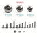 Assorted M3 M4 M5 Stainless Steel Hex Screws & Socket Bolts and Nuts 500pcs Kit DIY & Home Tools