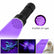 395nm 21 LED Blacklight UV Flashlight Torch Outdoor Gear