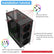 Desktop Computer Chassis Cooling RGB 3+4 Pin Plug Fan