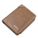 Baellerry Men's Short Wallet Trifold Slim PU Leather w/ Zipper Coin Card Pocket Home Essentials