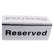 Stainless Steel Reserved Table Sign 12*5cm (JS17) Business & Office Equipment
