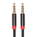 1M 4 Pole 3.5mm Aux Male to Male cable AV CABLES
