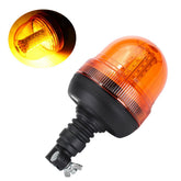 60 LED Rotating Amber Beacon Lamp DIN Pole Tractor Car Accessories