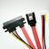 50cm Mini 4Pin Ph2.0 + Sata HDD W/Shrapnel To 22 Pin Hard Drive Sata Power Cable PC Accessories