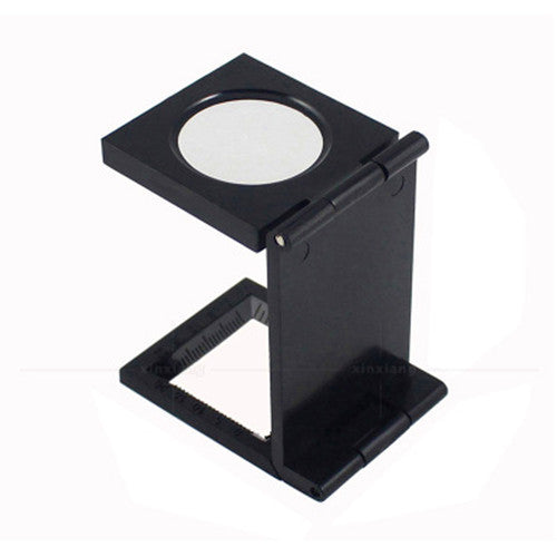 Folding 10x Magnifying Glass (QS127) Lens Mini Magnifier Loupe with S ...