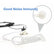 Walkie Talkie Acoustic Tub 2 Pin Earpiece Data & Communication