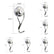 Magnetic Hooks Swivel Swing Hook Home Essentials