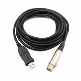 3M USB to XLR Female Microphone Cord AV Cables