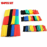 164 Pcs Heat Shrink Tubing Tube JS44 Assortment Wire Cable Insulation Sleeving DIY & Home Tools