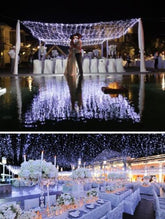 50M 31V SAA 400LED Fairy String Lights Blue White Party Effects