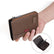 Men's Slim RFID Wallet Stylish Short Bifold Coin Purse with Zipper Colorblock Home Essentials