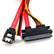 50cm Mini 4Pin Ph2.0 + Sata HDD W/Shrapnel To 22 Pin Hard Drive Sata Power Cable PC Accessories