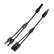 1 Pair Y Branch Inline Solar PV Panel Connector Cable Data & Communication