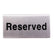 Stainless Steel Reserved Table Sign 12*5cm (JS17) Business & Office Equipment