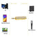 3.5mm Male to 6.35mm Stereo Female Converter AV Adapters