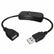 15cm USB In-line Power Switch Male to Female Extension Cable PC Accessories