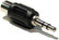 3.5mm TRS Stereo Male to Mono RCA Female Adapter M21 AV Adapters
