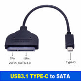 Type C USB C to SATA Cable LS42 Converter Adapter for 2.5" Hard Drive HDD SSD PC Accessories