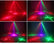 8 Eyes Wheels LED RGB Stage Light DMX512 Party Effects