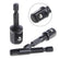3PCS Impact Socket Adapter Set 1/4 Hex Shank Drill Driver Socket Extension Bar DIY & Home Tools